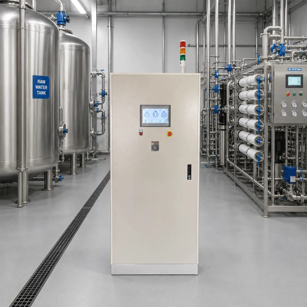 Armoire de contrôle PLC sur pied pour machine de remplissage de fûts monoposte