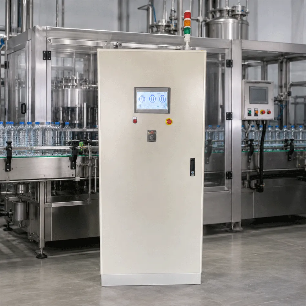 Armoire de contrôle PLC sur pied pour machine de remplissage de fûts monoposte