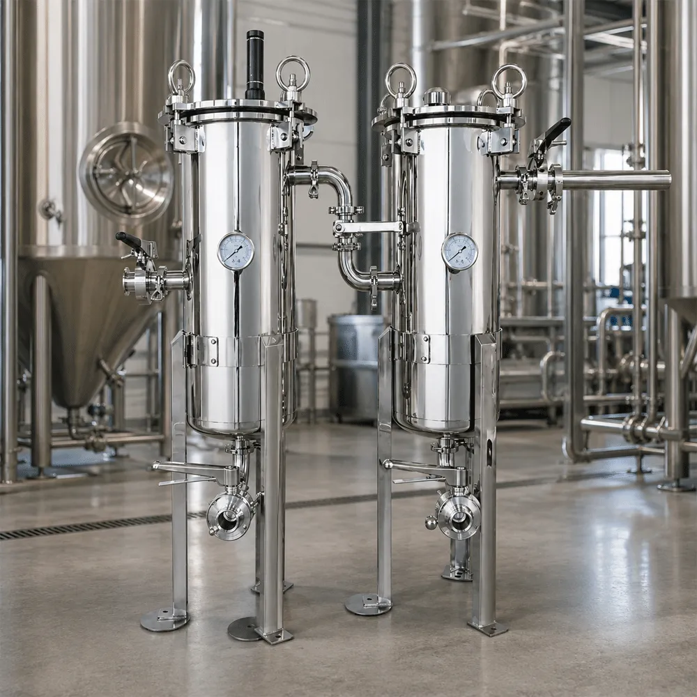 Filtro de bolsa de acero inoxidable para la filtración de cervecerías y bebidas