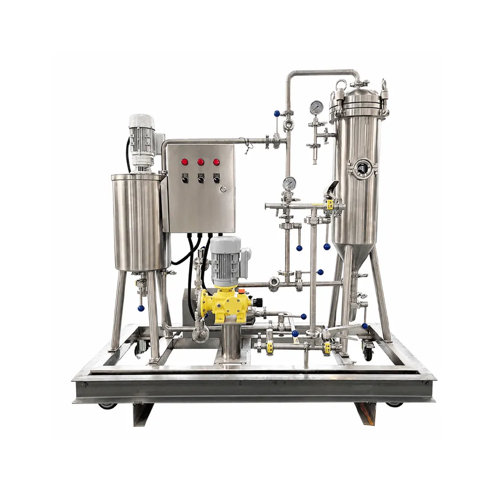 Diatomaceous Earth Filter for Commercial Beer Clarification