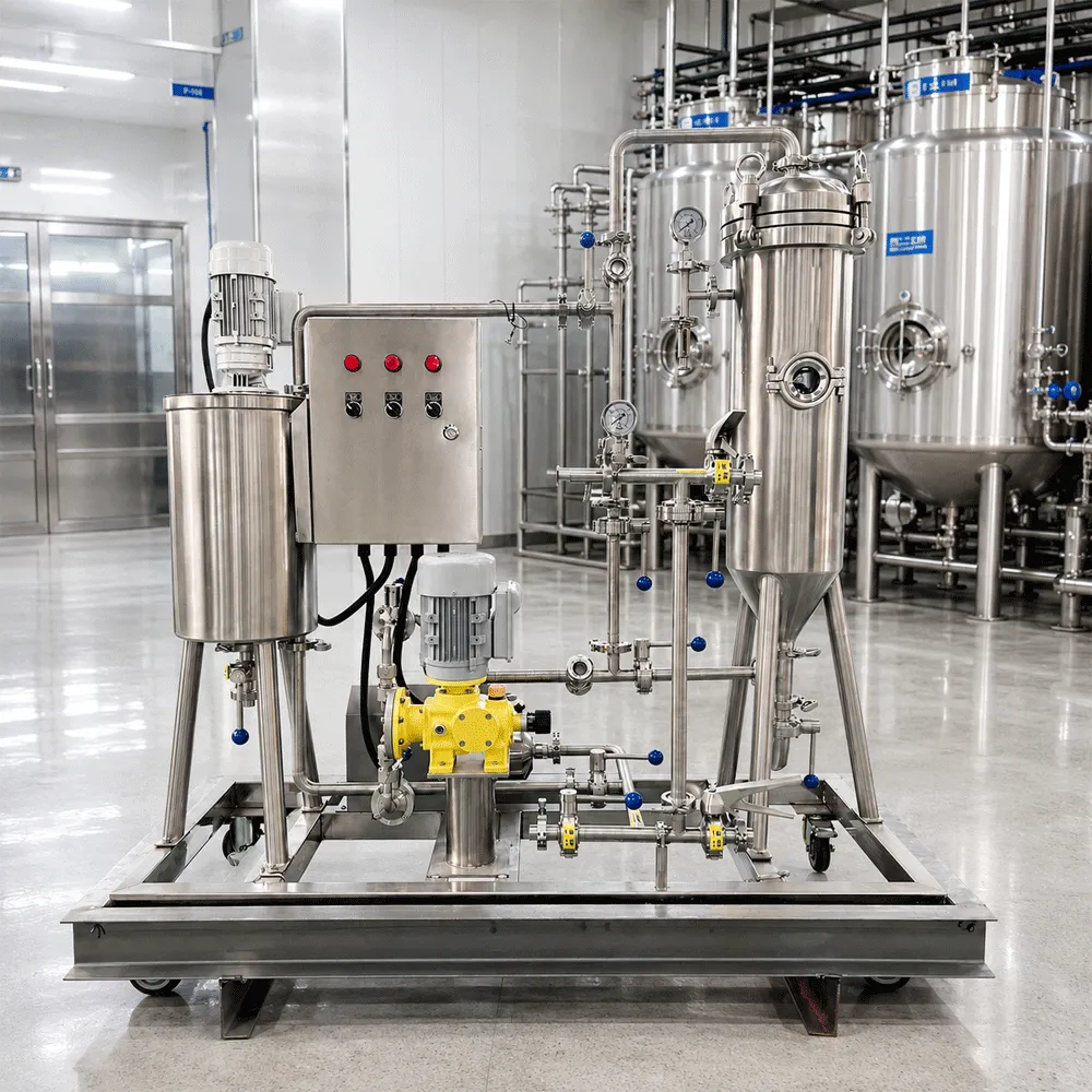 Filtre à terre de diatomée pour la clarification commerciale de la bière