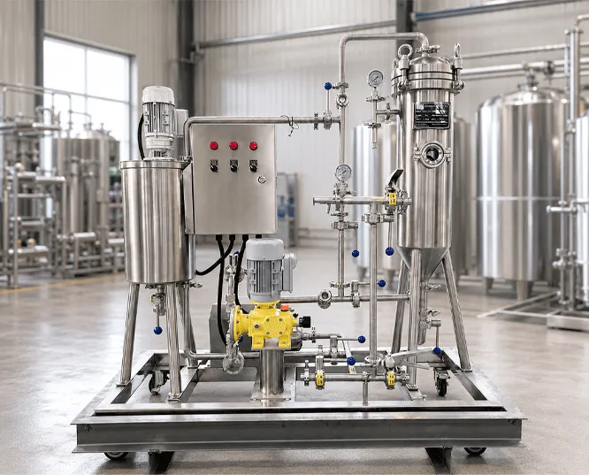 Filtre à terre de diatomée pour la clarification commerciale de la bière