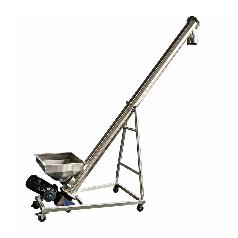 90° Screw Conveyor for Brewery Grain Handling