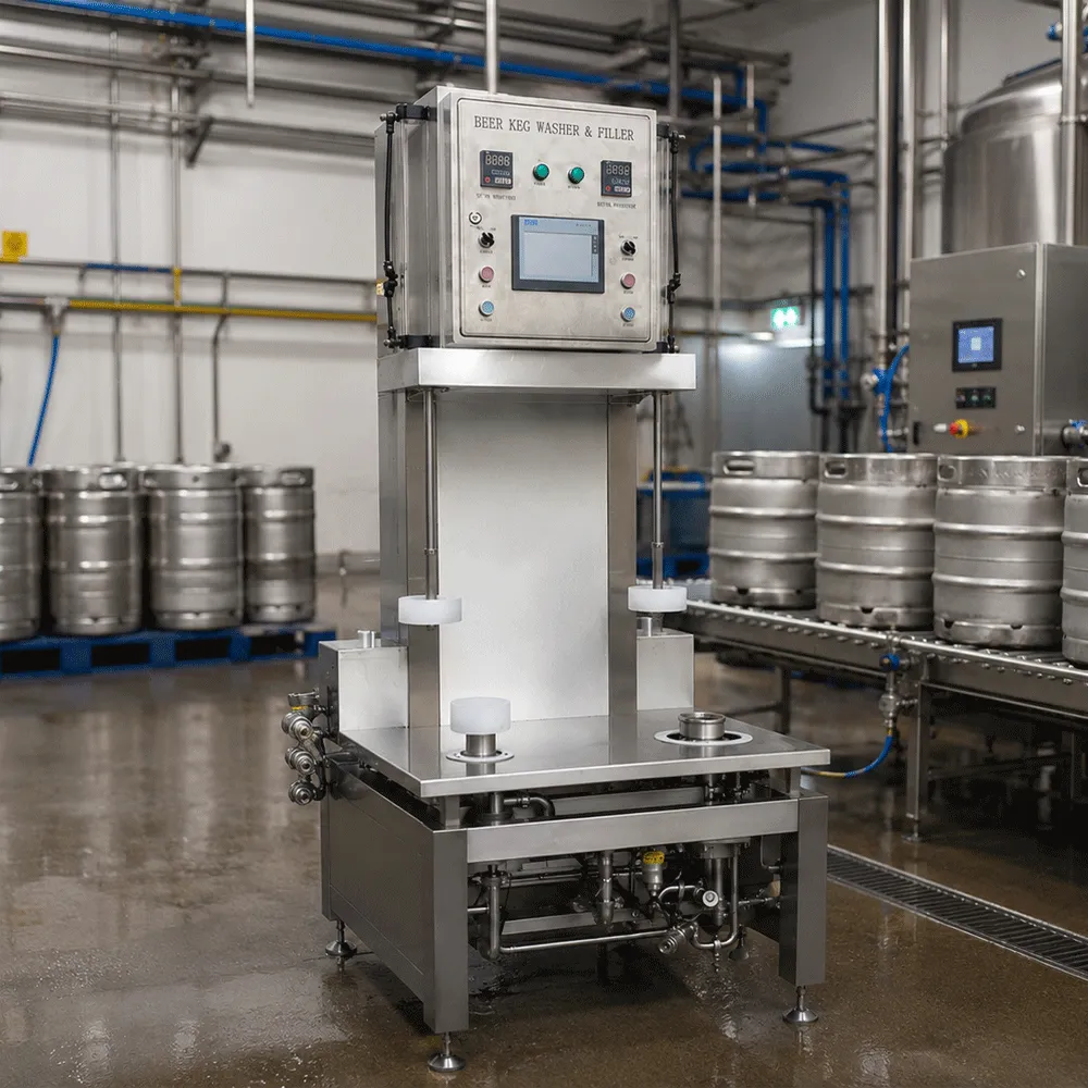 Beer Keg Washing and Filling AIO Machine