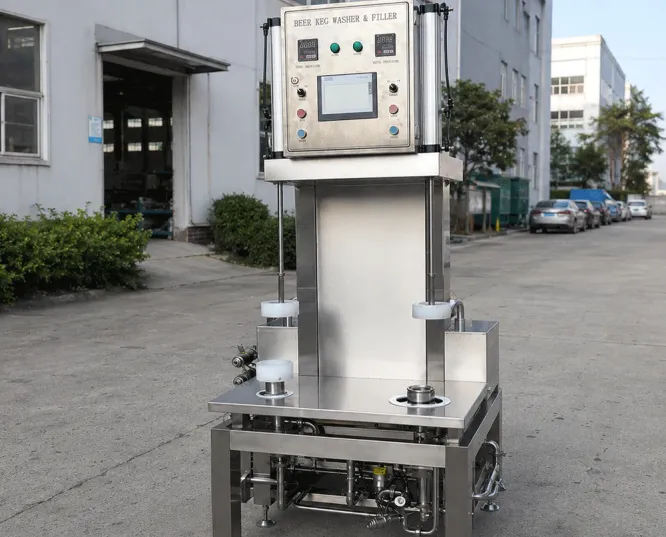 Beer Keg Washing and Filling AIO Machine (Table Board Fixed)