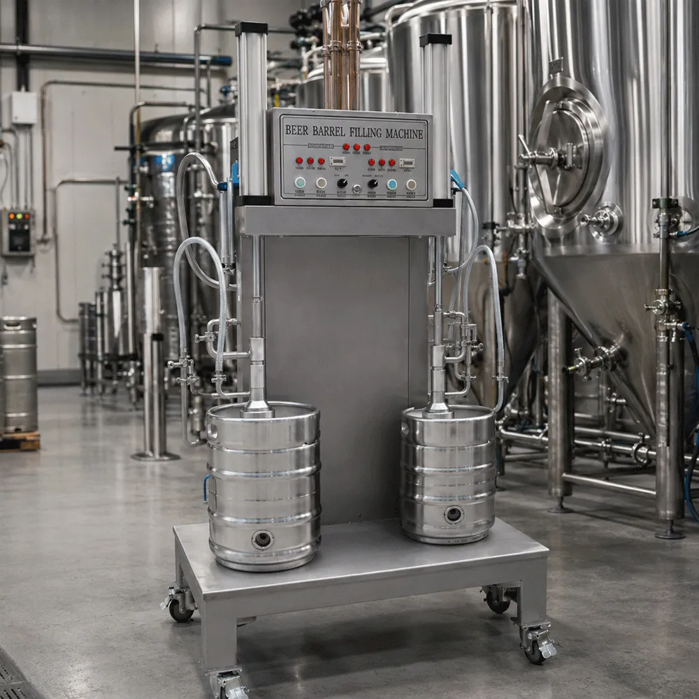 Double Stations Beer Keg Filling Machine