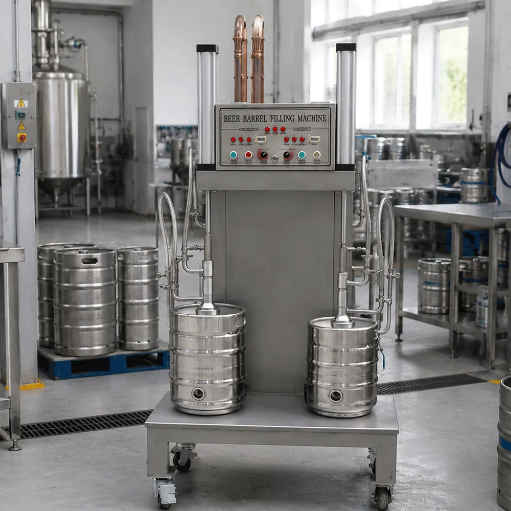 Double Stations Beer Keg Filling Machine