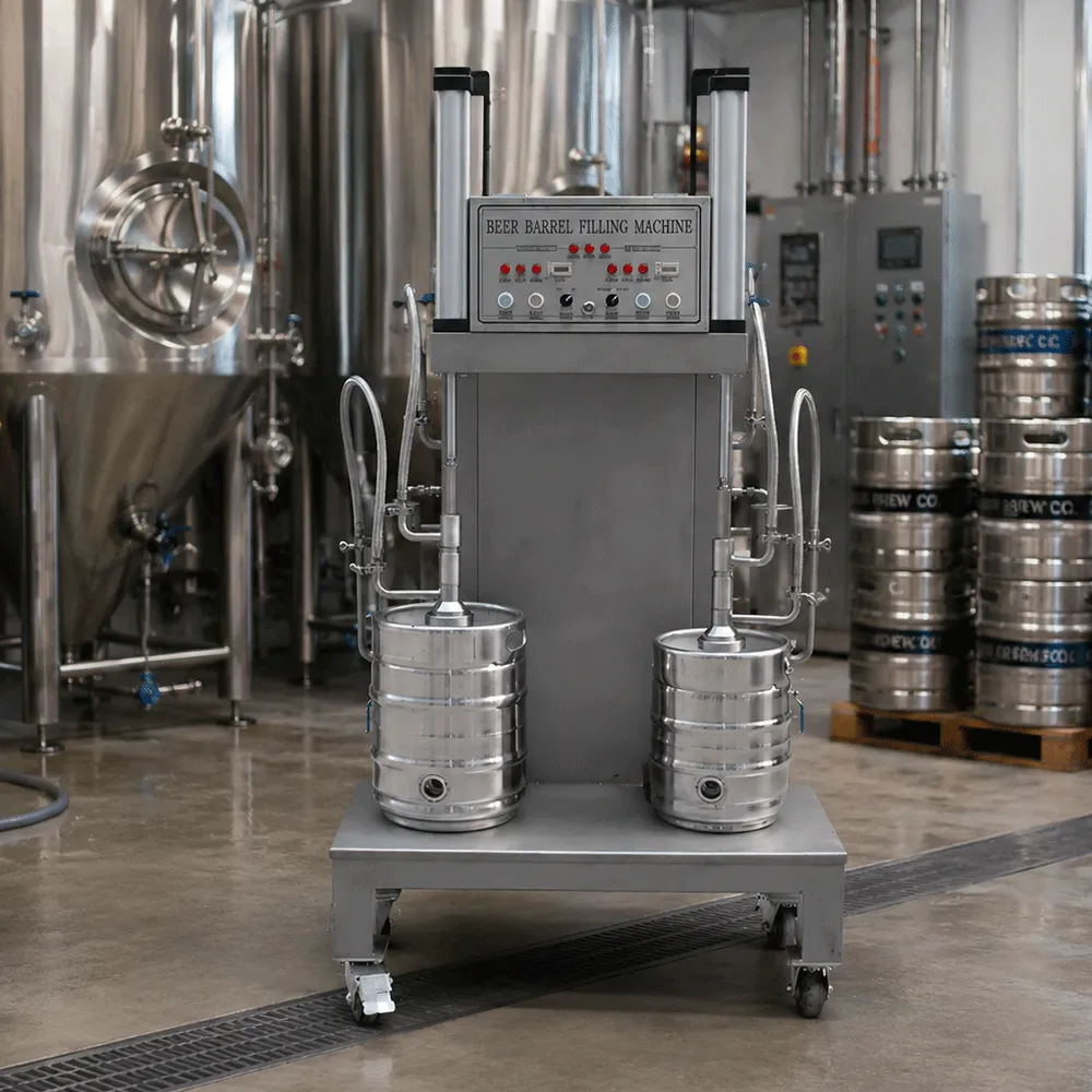 Double Stations Beer Keg Filling Machine