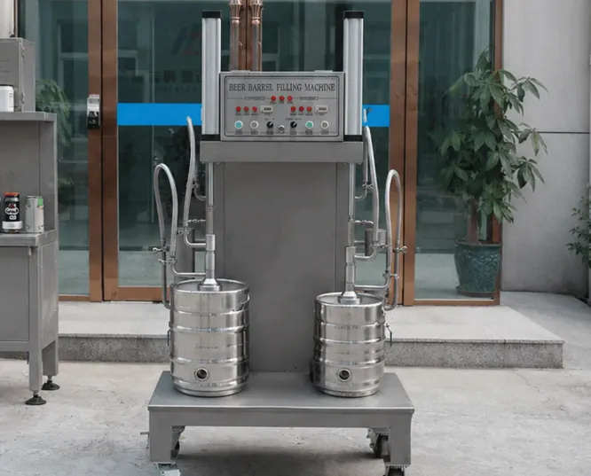 Double Stations Beer Keg Filling Machine