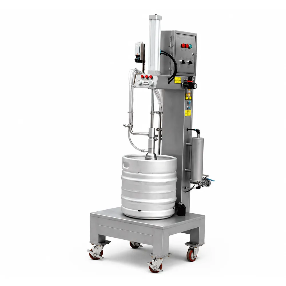 Single Station Beer Keg Filling Machine