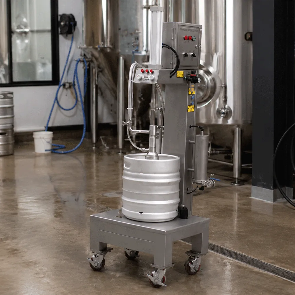 Single Station Beer Keg Filling Machine