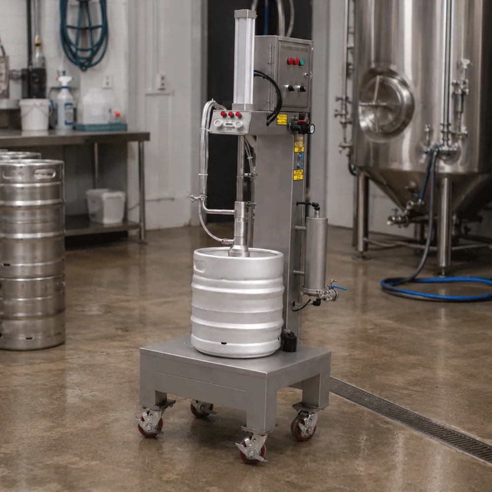 Single Station Beer Keg Filling Machine