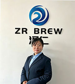 Portret van een lid van het ZR Brew-team