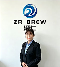 Portret van een lid van het ZR Brew-team