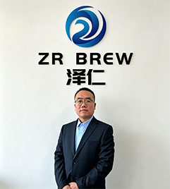 Portret van een lid van het ZR Brew-team
