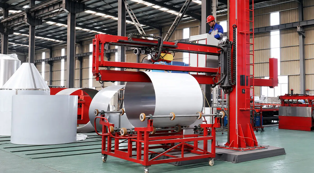 Automatic Longitudinal Seam Polishing Machine