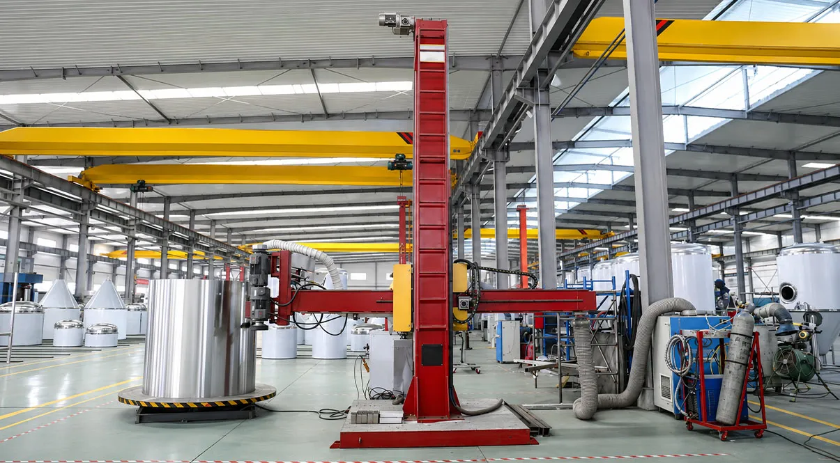 Automatic Circumferential Seam Polishing Machine