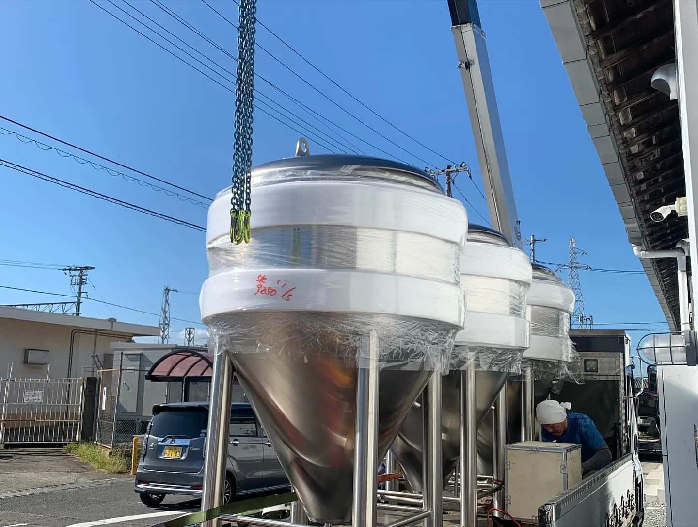 Beer Fermentation Tank Design and Dimensions 1 Three 1000L beer fermenters supplied for the Kurashiki Brewing Company project in Japan