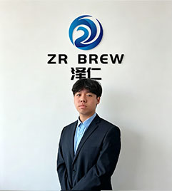Portret van een lid van het ZR Brew-team
