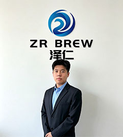 Portret van een lid van het ZR Brew-team