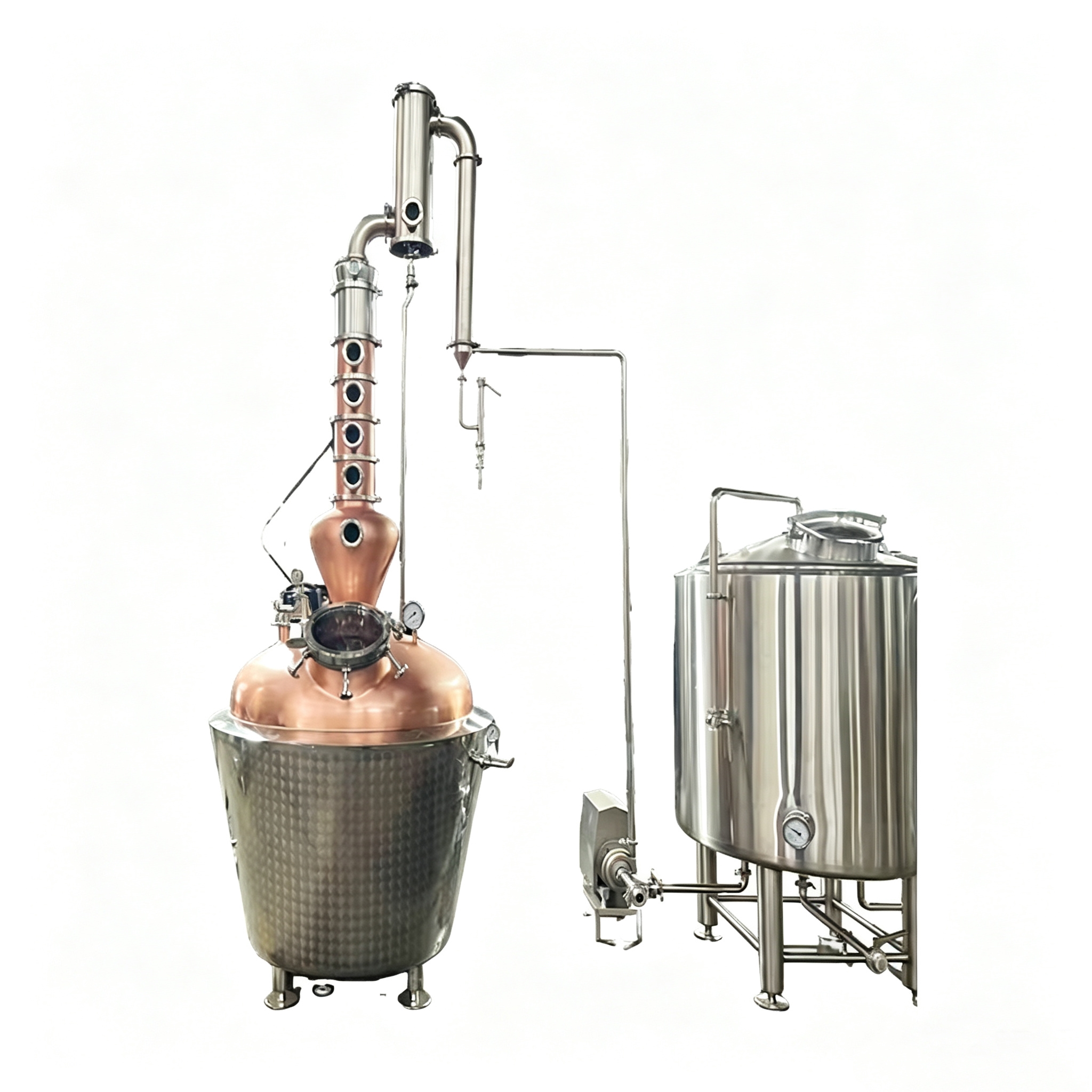 1000L Pot and Column Still Whiskey Distiller
