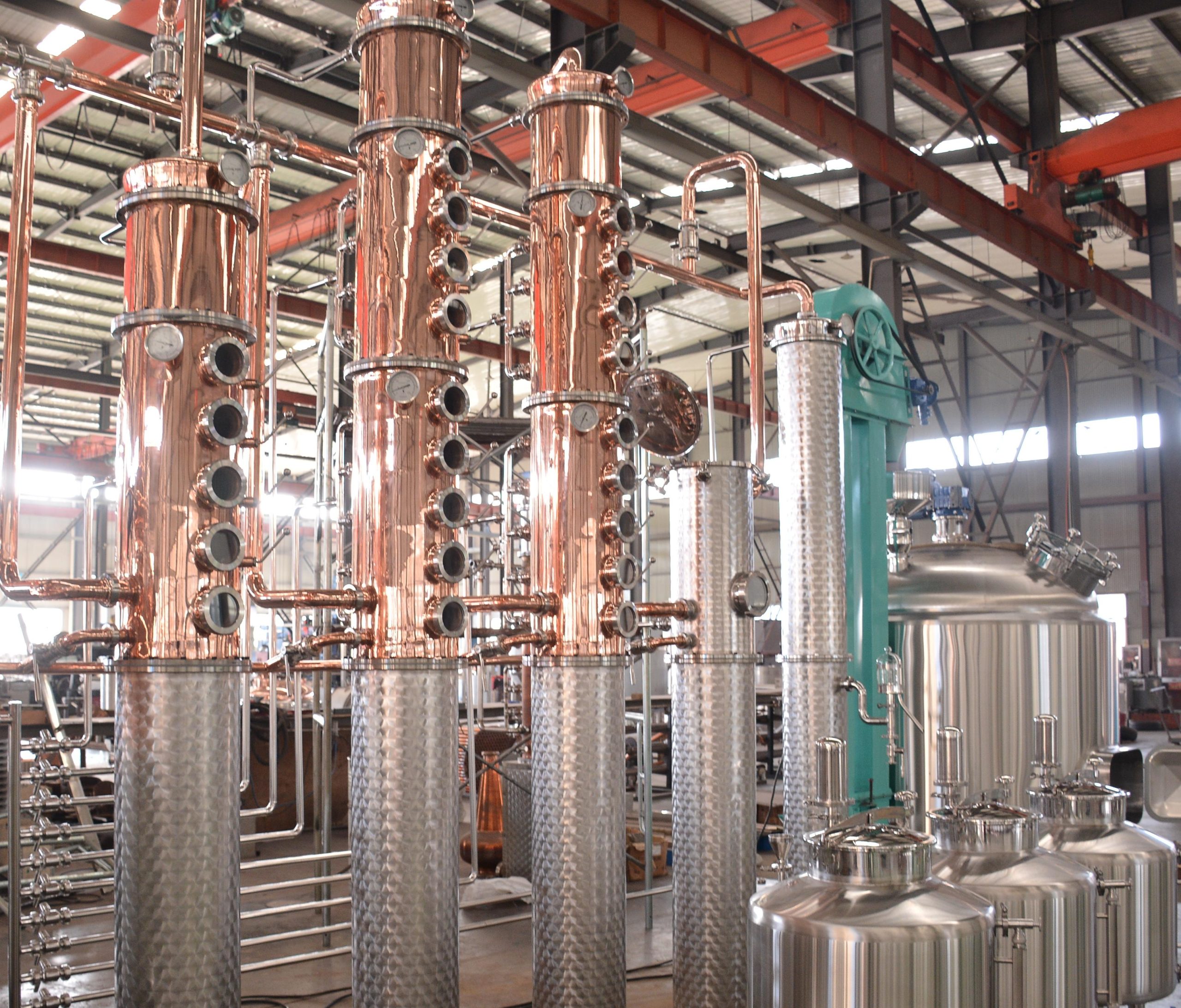 1500L vodka distillation equipment with rectification column
