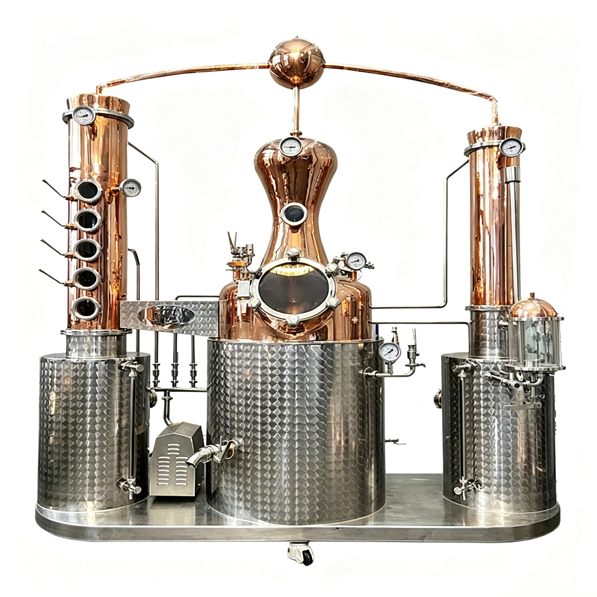300L Hybrid Pot Column Whiskey Distiller