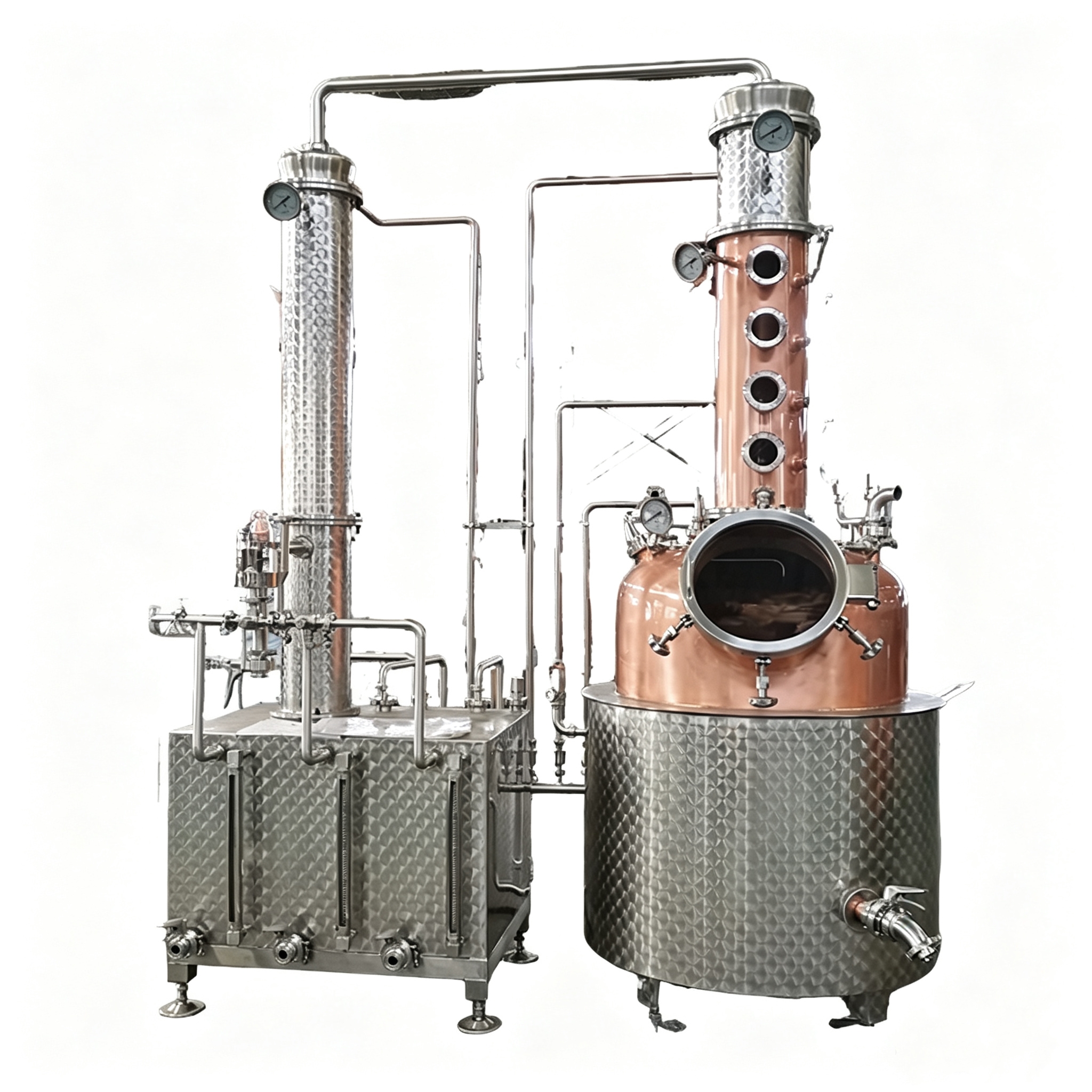 500L Column Still for Whiskey Distillation
