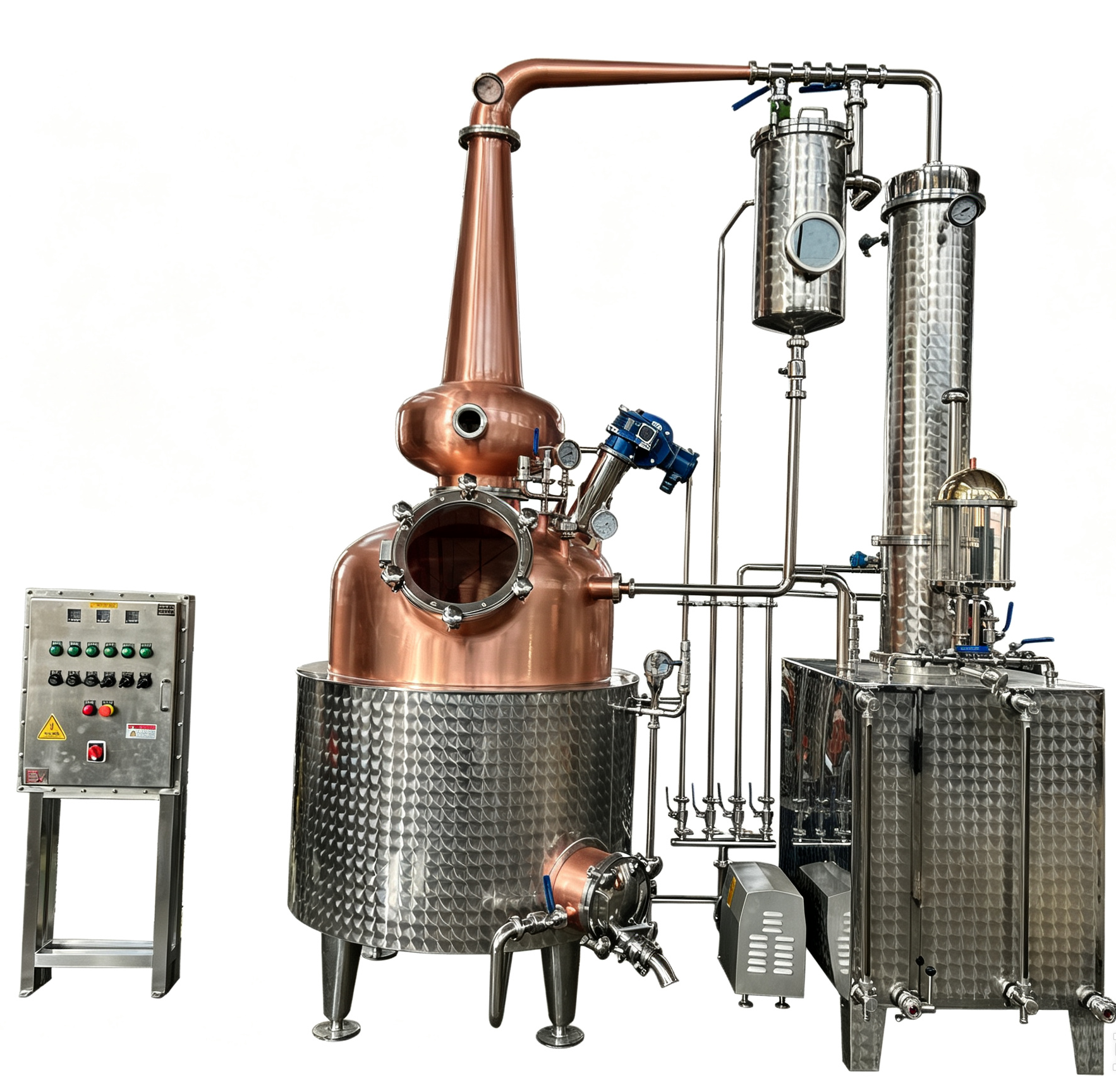 500L Copper Pot Still Whiskey Spirit Distiller