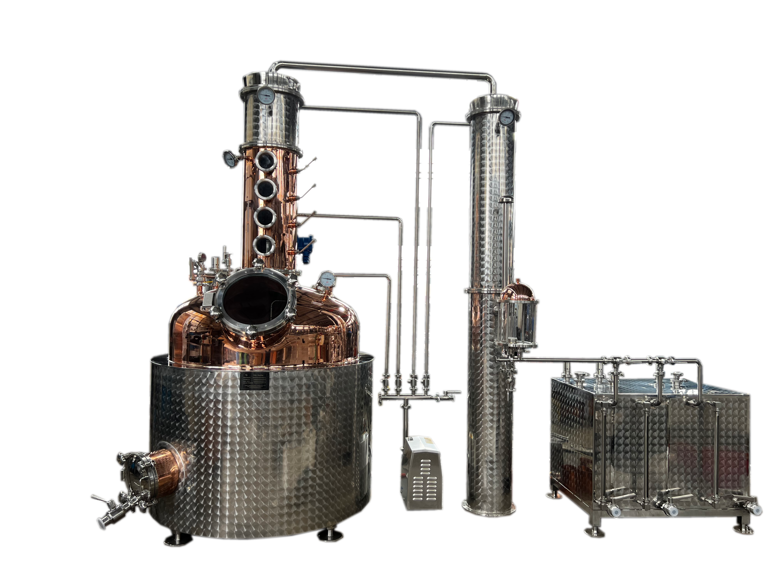 750L Column Still for Whiskey Distillation