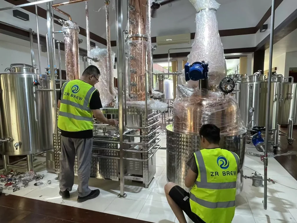 Seychelles 300L vodka distiller